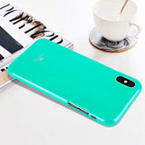 Goospery Pearl Jelly for Apple iPhone Xs Case (2018) iPhone X Case (2017) Slim Thin Rubber Case