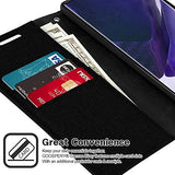 Goospery Canvas Wallet for Samsung Galaxy Note 20 Ultra Case (2020) Denim Stand Flip Cover NT20U-CAN