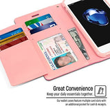 Goospery Rich Wallet for Apple iPhone 8 Case (2017) iPhone 7 Case (2016) Extra Card Slots Leather Flip Cover