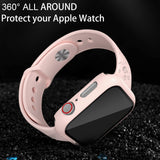 Compatible for Apple Watch Band with Case 38mm 40mm 42mm 44mm