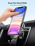 Budi Gravity Car Mobile Phone Mount Auto-Clamping Air Vent Car Phone Holder