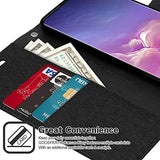 Goospery Canvas Wallet for Samsung Galaxy S10 Case (2019) Denim Stand Flip Cover