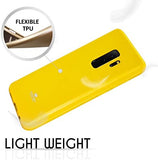 Goospery Pearl Jelly for Samsung Galaxy S9 Plus Case (2018) Slim Thin Rubber Case (Yellow) S9P-JEL-YEL