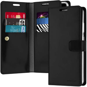 Goospery Mansoor Wallet for Samsung Galaxy S22 Ultra Case (2022) Double Sided Card Holder Flip Cover
