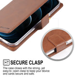 Goospery Blue Moon Wallet Case for iPhone 14 Pro Max (6.7 inches) Leather Stand Flip Cover