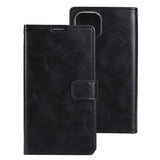 Goospery Blue Moon Wallet Case for iPhone 14 Pro Leather Stand Flip Cover