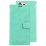 GOOSPERY Mansoor Wallet for Samsung Galaxy S22 Case (2022) Double Sided Card Holder Flip Cover