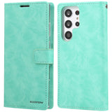Goospery Blue Moon Galaxy S22 Ultra (6.8 inches) Wallet Case Leather Stand Flip Cover