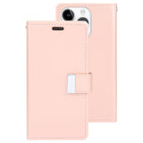Compatible with iPhone 15 GOOSPERY Rich Wallet  Extra Card Slot Flap Functional