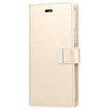 Compatible with iPhone 15 Plus, GOOSPERY Rich Wallet Extra Card Slot Flap