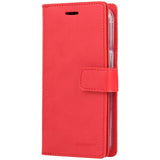Designed for iPhone 15 Pro Case GOOSPERY Mansoor Wallet [9 Card Slots+2 Extra Side Pocket]