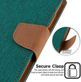Goospery Canvas Wallet for Samsung Galaxy S20 Case (2020) Denim Stand Flip Cover