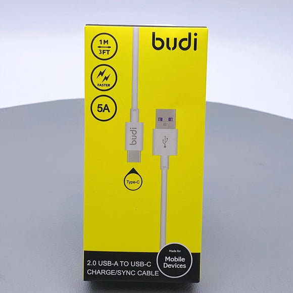 Budi Type-C 1 meter 5A fast charging cable 157T