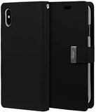Goospery Rich Wallet for Apple iPhone Xs Max Case (2018) Extra Card Slots Leather Flip Cover