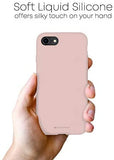 GOOSPERY Liquid Silicone Case for Apple iPhone SE 2020 Case Jelly Rubber Bumper Case