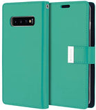 Goospery Rich Wallet for Samsung Galaxy S10 Case (2019) Extra Card Slots Leather Flip Cover