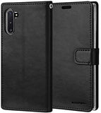 Goospery Blue Moon Wallet for Samsung Galaxy Note 10 Case (2019) Leather Stand Flip Cover