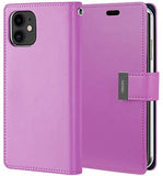 Goospery Rich Wallet Case for iPhone 12 Mini (5.4 inches) Extra Card Slots Leather Flip Cover