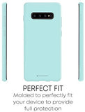 Goospery Soft Feeling Jelly for Samsung Galaxy S10 Plus Case (2019) Silky Slim Bumper Cover