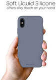 Goospery Liquid Silicone Case for Apple iPhone Xs & iPhone X (5.8 Inch) Jelly Rubber Bumper Case