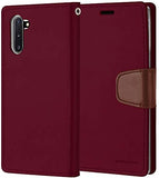 Goospery Sonata Wallet for Samsung Galaxy Note 10 Case (2019) Leather Stand Flip Cover