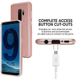 Goospery i-Jelly for Samsung Galaxy S9 Plus Case (2018) Slim Thin Rubber Case (Metallic Rose Gold)