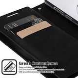 Goospery Mansoor Wallet for Samsung Galaxy Note 10 Case (2019) Double Sided Card Holder Flip Cover