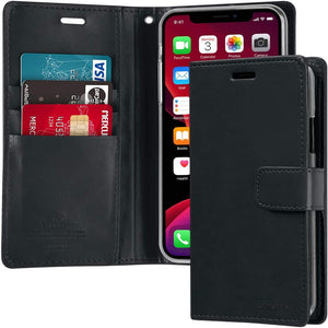 Goospery Blue Moon Wallet for Apple iPhone 11 Pro Case (5.8 inches) Leather Stand Flip Cover (Dark Navy) IP11P-BLM-NVY