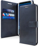 Goospery Blue Moon Wallet for Samsung Galaxy S9 Case (2018) Leather Stand Flip Cover
