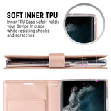 Goospery Rich Galaxy S21 Ultra (6.8 inches) Wallet Case Extra Card Slots Leather Flip Case Cover