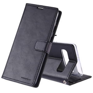 Goospery Blue Moon Wallet for Samsung Galaxy S10 Plus Case (2019) Leather Stand Flip Cover S10P-BLM