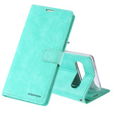 Goospery Blue Moon Wallet for Samsung Galaxy S10 Case (2019) Leather Stand Flip Cover